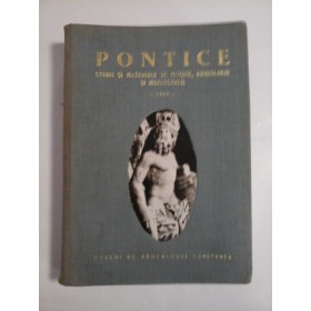PONTICE * STUDII  SI  MATERIALE  DE  ISTORIE,  ARHEOLOGIE  SI  MUZEOGRAFIE, 1968 